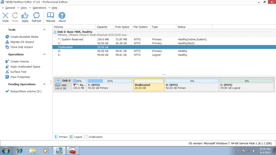 Unallocated moved