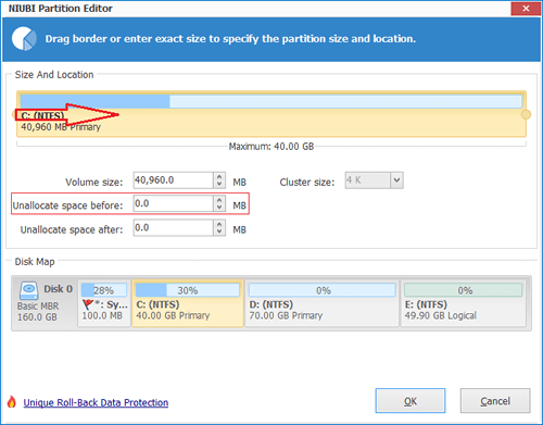 Shrink C drive