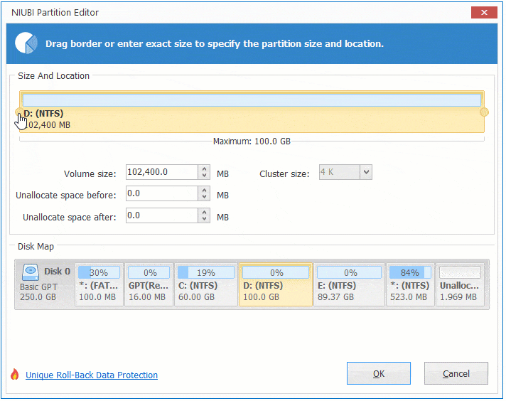 Shrink D drive